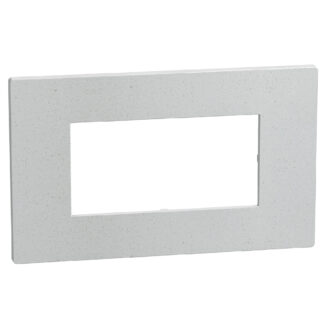 Рамка 4 мод. цвят Бяла слюда (White Mica) YA4804WM Light Now Bticino