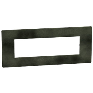 Рамка 7 мод. цвят Зелен меланж (Dark Green) YA4807DG Light Now Bticino