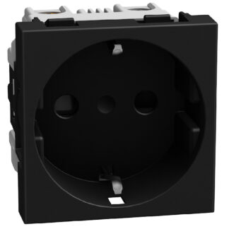 Контакт ШУКО 16A с детска защита 2 мод. цвят Графит YD4141 Light Now Bticino