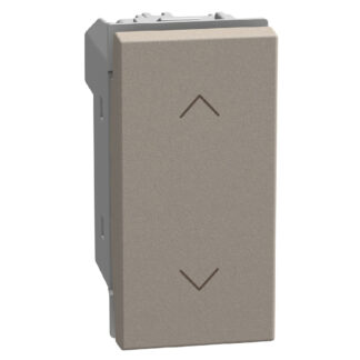 Бутон за щори 1 мод. цвят Камък YG4037N Light Now Bticino