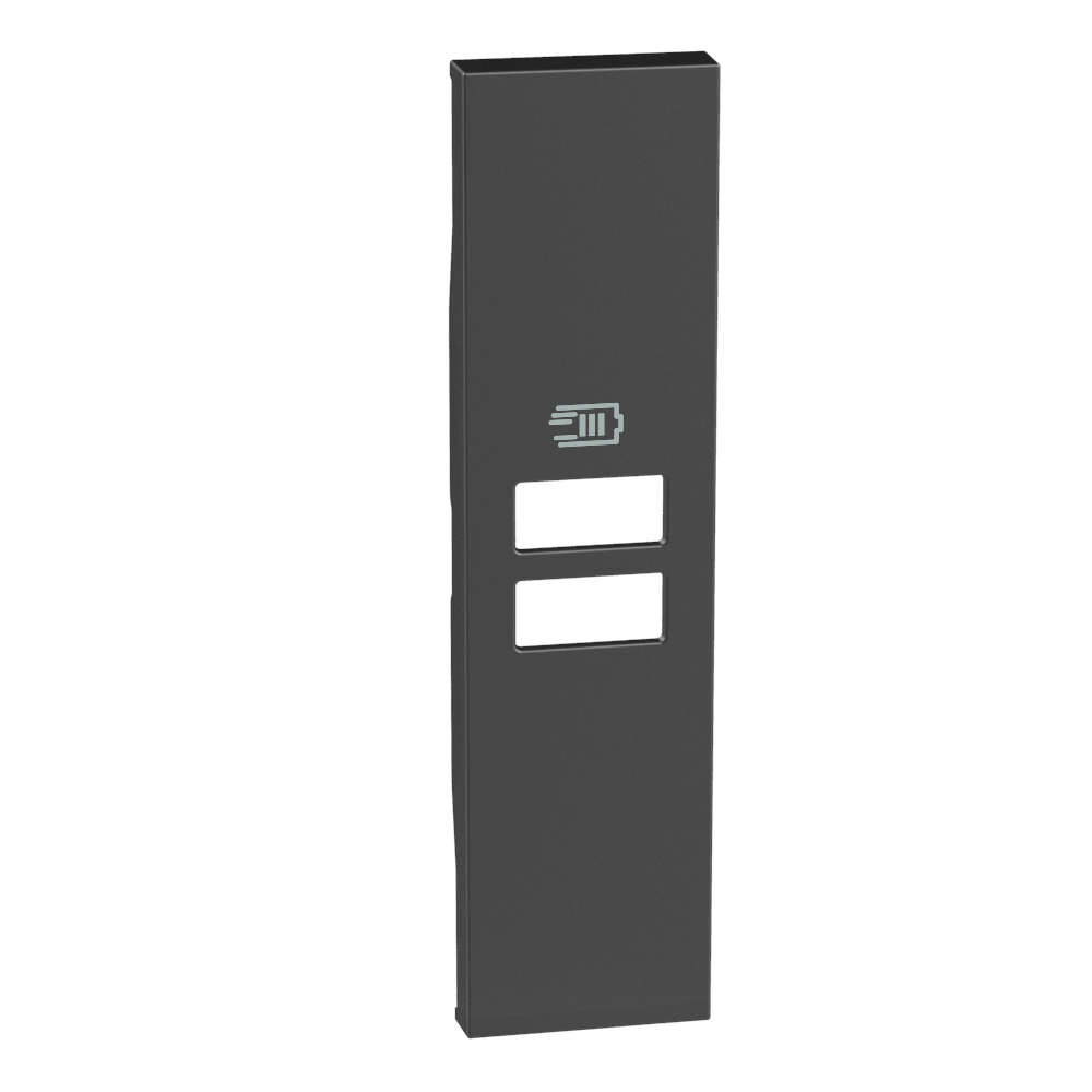 Лицев панел за USB розетка 1 мод. черен KG13C - Living Now Bticino