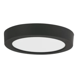 LARA-R 18W 4000K D217 BLACK ROUND SURFACE-MOUNT LED PANEL 2027381 VITO