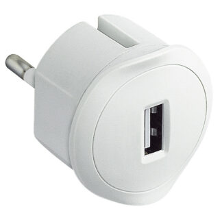 Зарядно за контакт USB тип A 1.5A 7.5W цвят бял 50680 Legrand