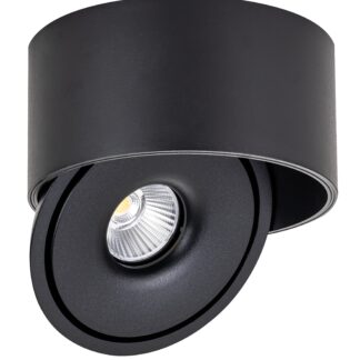 LED COB Downlight 20W ROUND ROTATABLE BLACK - BRIDGELUX 12021 Optonica