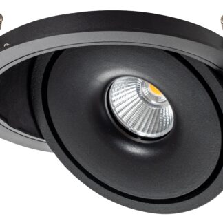LED COB Downlight 15W ROUND ROTATABLE BLACK - BRIDGELUX 12027 Optonica