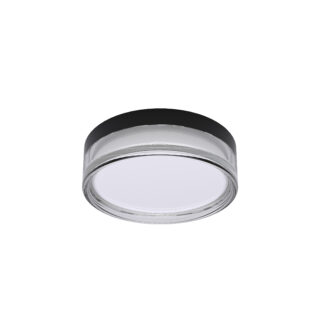 LED Outdoor Ceiling Light Round Black/White 18W 3CCT IP65 12058 Optonica