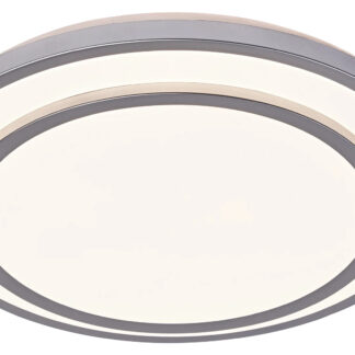 LED Ceiling Light 12W White/Silver Body CCT 12801 Optonica