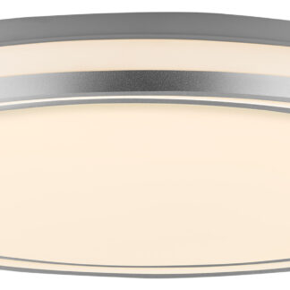 LED Ceiling Light 36W White/Silver Body CCT 12803 Optonica