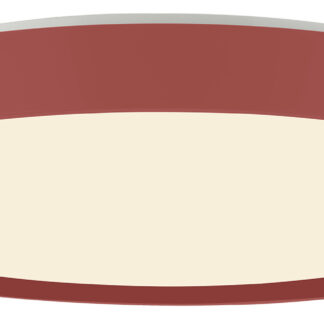 LED Ceiling Light 36W White/Red Velvet Body CCT 12806 Optonica