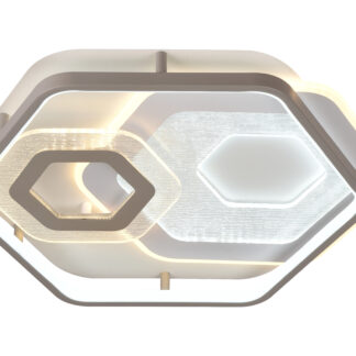 LED Ceiling Light 84W White/Grey Body CCT + Remote Control 12828 Optonica