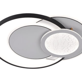LED Ceiling Light 84W White/Black Body CCT + Remote Control 12833 Optonica