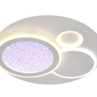 LED Ceiling Light 84W White/Grey Body CCT + Remote Control 12834 Optonica