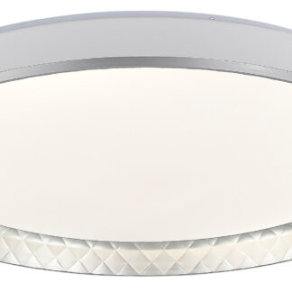 LED Ceiling Light Silver 36W 3CCT-Memory + Remote Control 12855 Optonica