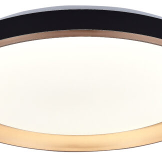 LED Ceiling Light Black/Gold 36W 3CCT-Memory + Remote Control 12859 Optonica