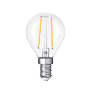 LED Bulb Filament G45 E14 Clear Glass Dimmable 2700K 1417 Optonica