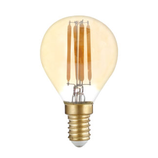 Лампа LED filament 4w E14 G45 220v 2500K 810Lm амбър стъкло 1492 Optonica