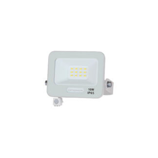 LED SMD Прожектор IP65 Бял със Сензор 10w 4000K 15838 Optonica