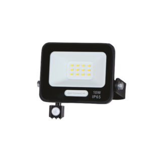 LED SMD Прожектор IP65 Черен със Сензор 10w 6000K 15848 Optonica