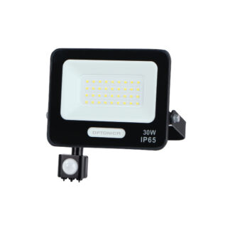 LED SMD Прожектор IP65 Черен със Сензор 30w 4500K 15855 Optonica