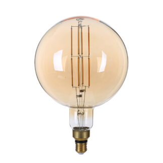 Лампа LED filament 8w E27 G200 220v Golden Glass Dimmable 2700K 1792 Optonica
