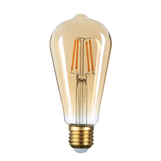 Лампа LED filament 4w E27 220v Golden Glass 1795 Optonica