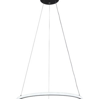 LED Pendant Lamp CCT 30W Black Dimmable + Remote Control 19002 Optonica