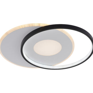LED Ceiling Lamp CCT 54W White+Black Dimmable + Remote Control 19011 Optonica