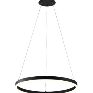 LED Pendant Lamp 22W 3000K Black 19031 Optonica