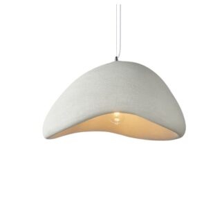LED Pendant Lamp E27 White/Grey D300 19082 Optonica