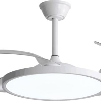 LED Fan Ceiling 36W/3CCT White Slim + Remote Control 19104 Optonica