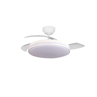 LED FAN Ceiling 30W/3CCT White Body + Remote Control 19118 Optonica