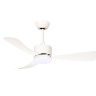 LED FAN Ceiling 18W/3CCT White Body + Remote Control 19120 Optonica