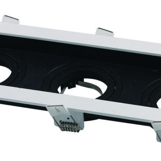 Spotlight Fixture Square Aluminium White/Black Max 35W 2016 Optonica