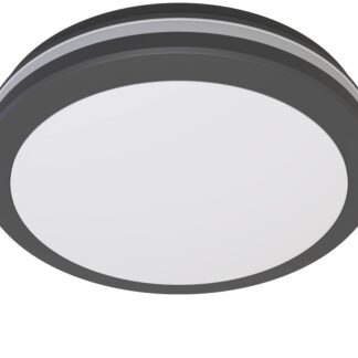 LED Outdoor Ceiling Light Black 30W CCT IP65 2824 Optonica