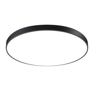 LED Ceiling Light Black Round 30w 3000K 2906 Optonica