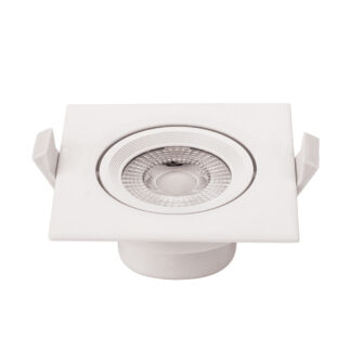 LED COB Downlight Square Rotatable 5w 4500K 3268 Optonica
