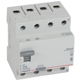 ДТЗ 4P 25А 30mА серия RX3 ID тип AC 402062 Legrand