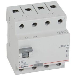 ДТЗ 4P 25А 100mА серия RX3 ID тип AC 402066 Legrand