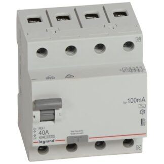 ДТЗ 4P 40A 100mА серия RX3 ID тип AC 402067 Legrand
