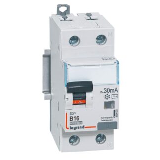 ДТЗ комбинирана DX3 1P+N 16A крива B 30mA тип AC 10kA 2 мод. 410972 Legrand