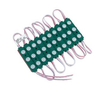 LED Lens Module 3*2835 зелен 4526 Optonica