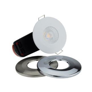 LED Fire Rated Fixture Interchangeable Bezel 5042 Optonica