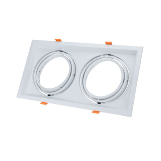 Rectangular 2xAR111 Rings Adjustable 5083 Optonica
