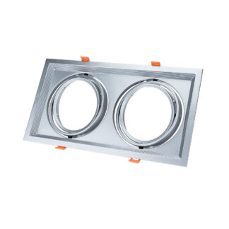 Rectangular 2xAR111 Rings Adjustable 5084 Optonica