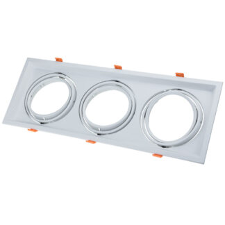 Rectangular 3xAR111 Rings Adjustable 5085 Optonica