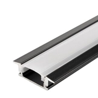 Aluminium Profile For LED Strip Black L=2 5104 Optonica