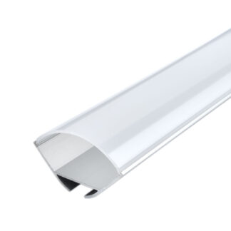 Aluminium Profile For LED Strip Silver Body White Cover L=2m 5110 Optonica