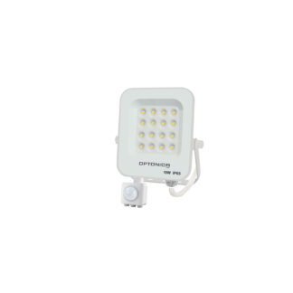 LED SMD Прожектор IP65 Бял Със Сензор 10w 6000K 5762 Optonica