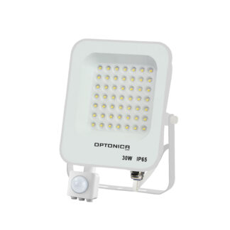 LED SMD Прожектор IP65 Бял Със Сензор 30w 6000K 5766 Optonica