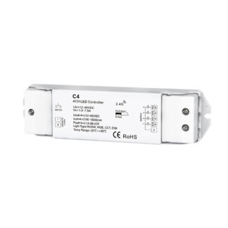 LED RGB RGBW Контролер 4 Канален 300mА V4 Постоянен Ток 6343 Optonica